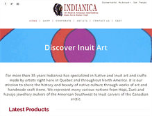 Tablet Screenshot of indianica.com
